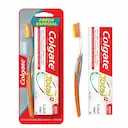 Kit Escova Dental Colgate Slim Soft Advanced + Creme Dental Colgate Total 12 com 90g