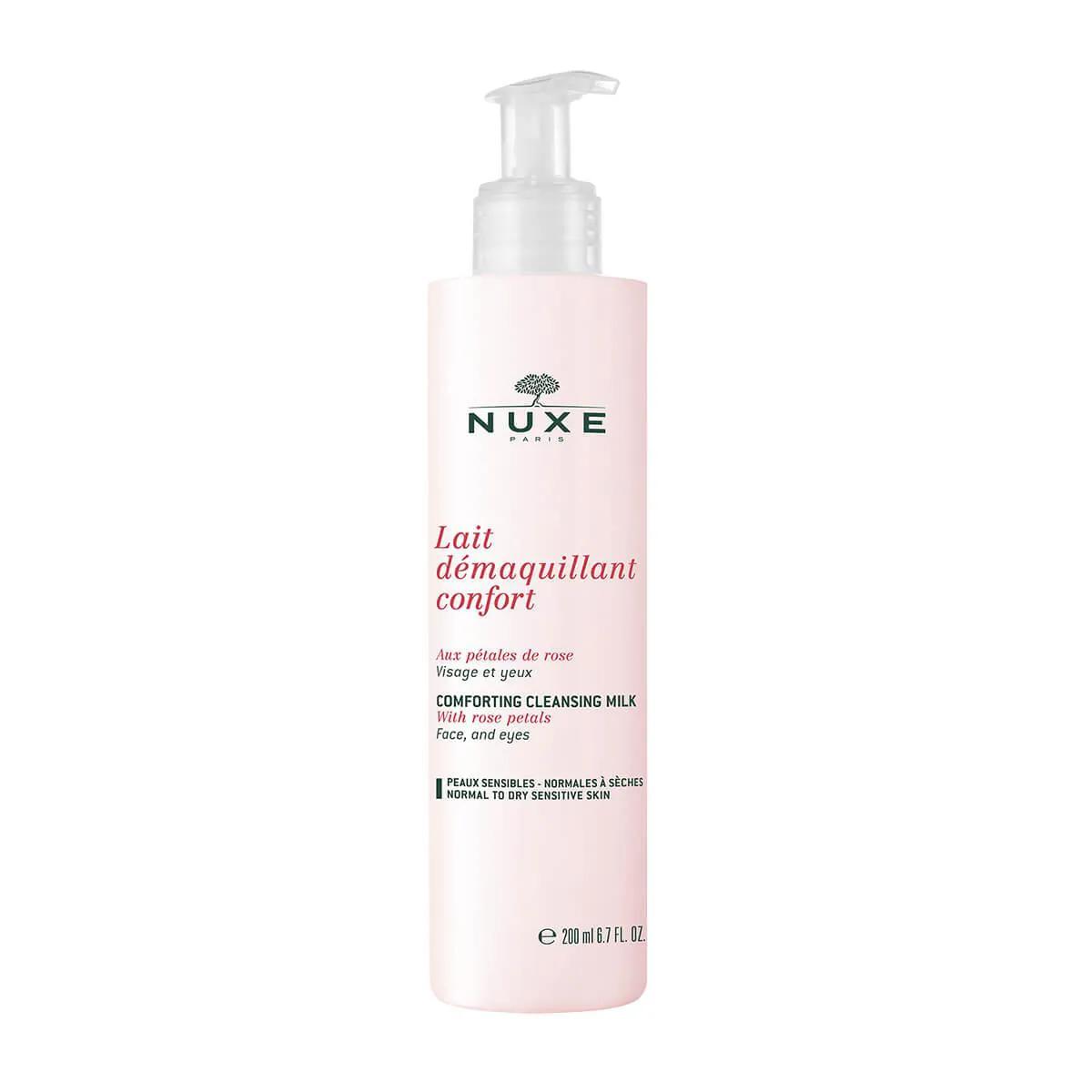 Leite Demaquilante Nuxe Rose Petals com 200ml