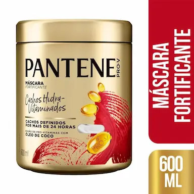 Máscara Fortificante Pantene Cachos Hidra-Vitaminados com 600ml