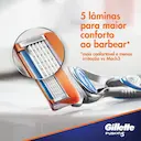 Carga para Aparelho de Barbear Gillette Fusion 5 com 2 unidades