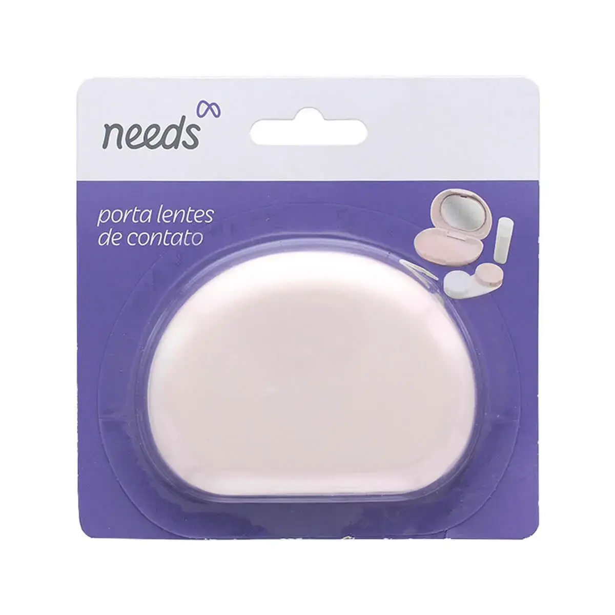 Kit de Acessórios para Lentes de Contato Needs com Estojo + Porta Lentes + Pinça + Frasco