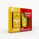 Kit Protetor Solar Facial Idéal Soleil Antibrilho FPS 50 com 40g + Protetor Solar Corporal Idéal Soleil FPS 30 com 120ml