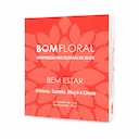 Chá Bom Floral Bem Estar Sabor Hibisco, Canela, Maçã e Limão com 60 sachês