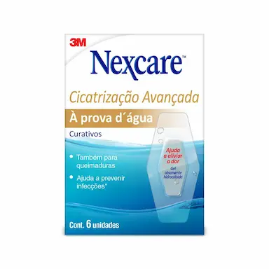 Curativo 3M Nexcare Cicatrização Avançada com 6 unidades