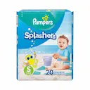 Fralda Pampers Praia e Piscina Splashers P - 20 Unidades
