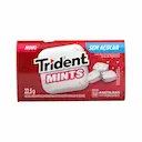 Pastilhas Trident Mints Sabor Morango com 50 unidades