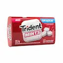 Pastilhas Trident Mints Sabor Morango com 50 unidades