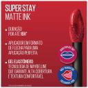 Batom Líquido Longa Duração Maybelline SuperStay Matte Ink City Edition 135 Globetrotter 5ml