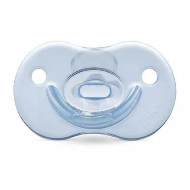 Chupeta de Silicone Lillo Soft Calming Tamanho 2 Azul com 1 unidade