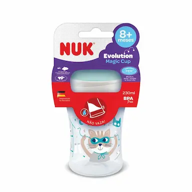 Copo de Transição Nuk Evolution Magic Cup 360° Azul com 230ml