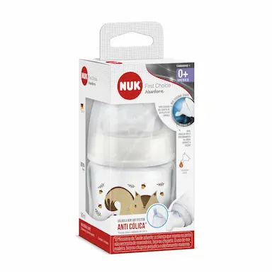 Mamadeira Nuk First Choice Newborn Anticólica Tamanho 1 com 1 unidade
