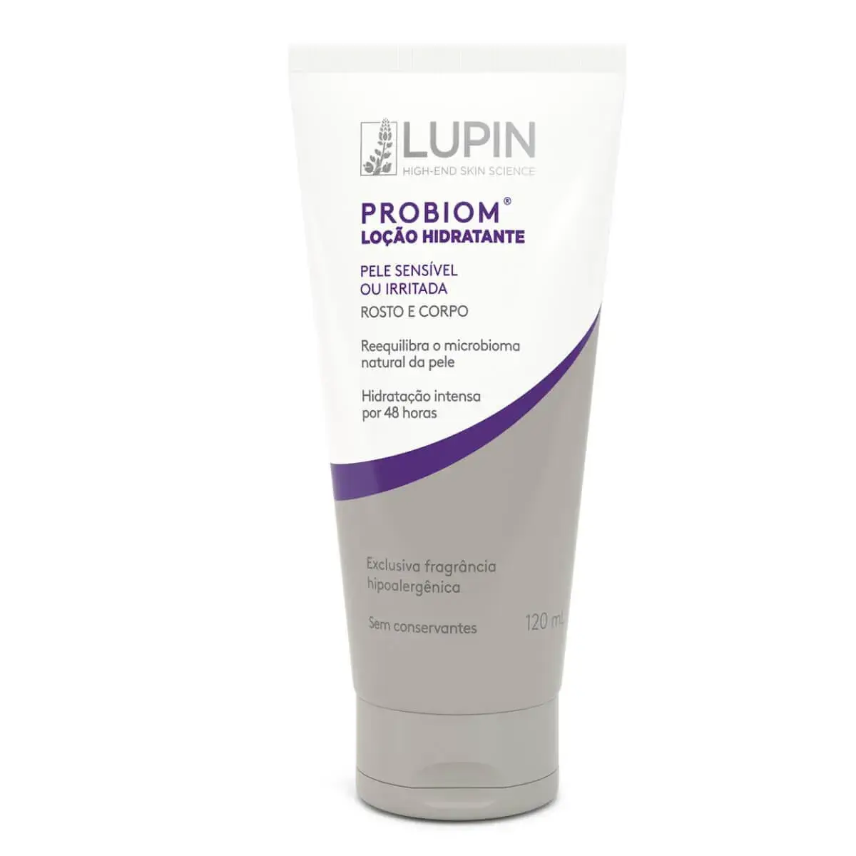 Loção Hidratante Rosto e Corpo Probiom para Pele Sensível ou Irritada com 120ml