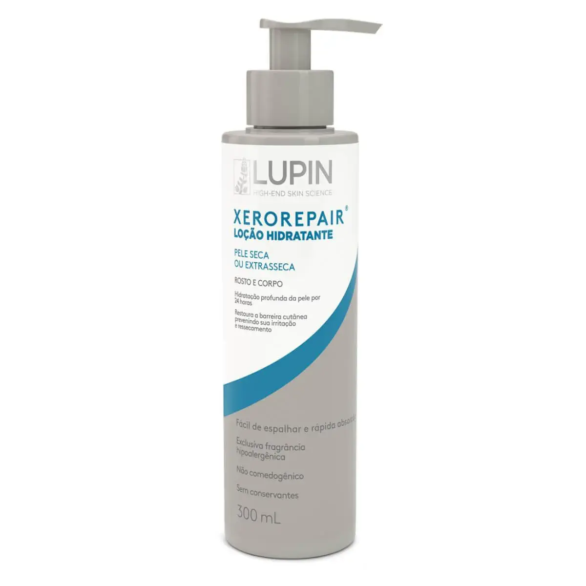Loção Hidratante Rosto e Corpo Xerorepair para Pele Seca ou Extrasseca com 300ml