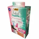 Kit Bic Soleil Sensitive Aparelho de Depilar Descartável com 4 unidades + Necessaire grátis
