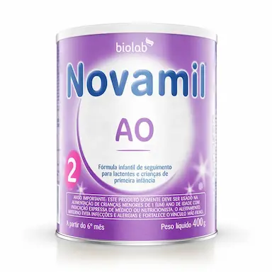 Fórmula Infantil Novamil AO 2 Biolab com 400g