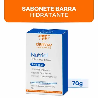 Sabonete em Barra Darrow Nutriol Pele Seca Rosto e Corpo 70g