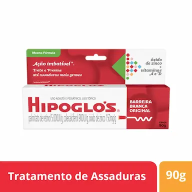 Creme para assaduras Hipoglós Original Trata e Previne com 90g