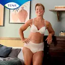 Roupa Íntima Feminina Tena Pants Discreet Nude G/EG 8 unidades