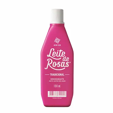 Leite de Rosas com 100ml