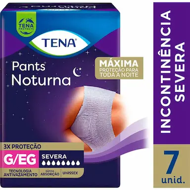 Roupa Íntima Tena Pants Noturna G/EG 7 unidades