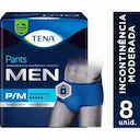 Roupa Íntima Masculina Tena Pants Men P/M 8 unidades