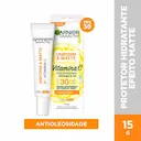 Protetor Solar Hidratante Facial Garnier Uniform & Matte Vitamina C FPS 30 15g