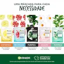 Máscara Facial em Tecido Garnier Hidra Bomb Romã Revitalizante 32g