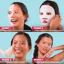 Máscara Facial em Tecido Garnier Hidra Bomb Romã Revitalizante 32g