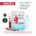 Máscara Facial em Tecido Garnier Hidra Bomb Romã Revitalizante 32g