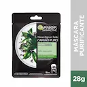 Máscara Facial em Tecido Garnier Hidra Bomb Carvão Detox 28g