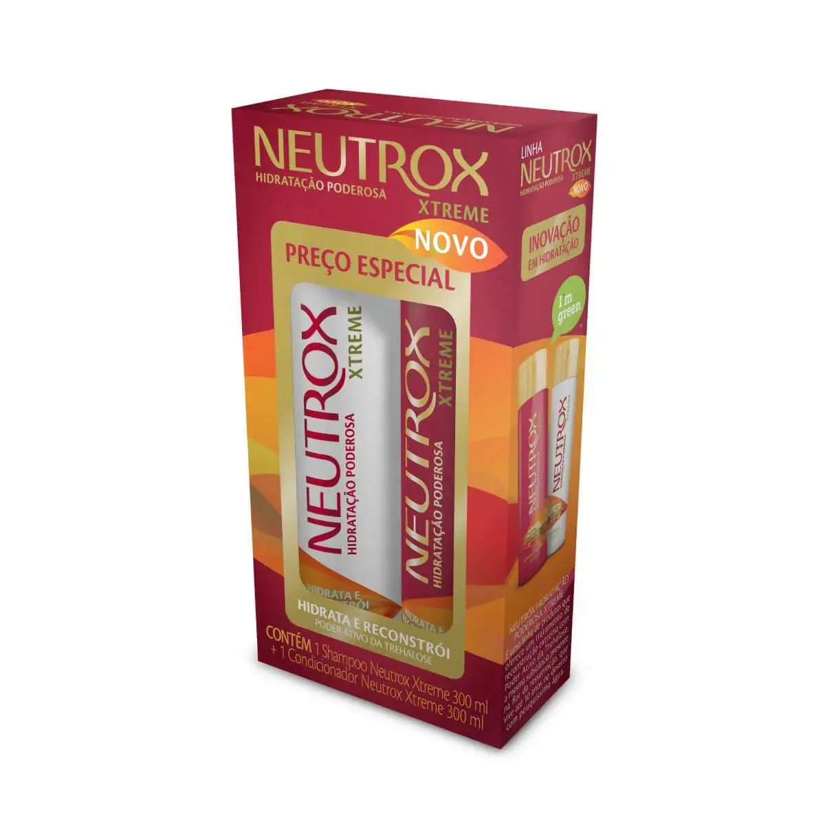 Kit Neutrox Xtreme Shampoo com 300ml + Condicionador com 300ml