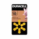 Pilha para Aparelho Auditivo 10 Duracell com 6 unidades