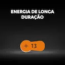 Pilha para Aparelho Auditivo 13 Duracell com 6 unidades