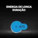 Pilha para Aparelho Auditivo 675 Duracell com 6 unidades