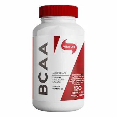 BCAA Vitafor Aminofor 950mg 120 Cápsulas