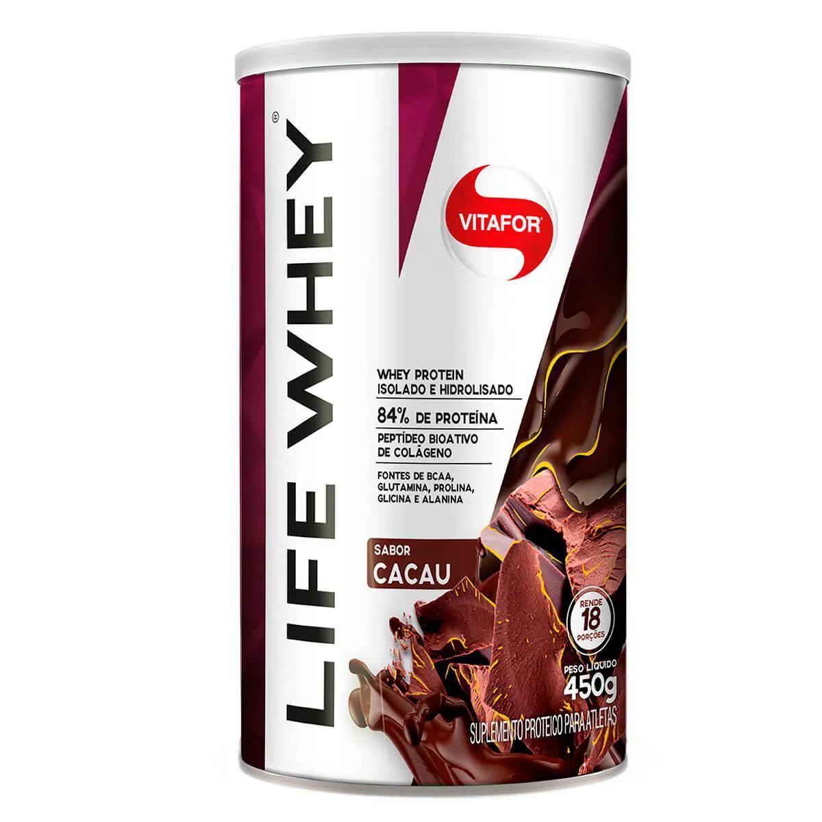 Life Whey Vitafor Cacau 450g