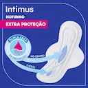 Absorvente Intimus Noturno Cobertura Seca Com Abas com 30 unidades