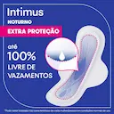 Absorvente Intimus Noturno Cobertura Seca Com Abas com 30 unidades