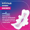 Absorvente Intimus Noturno Discreto Cobertura Suave com Abas com 28 unidades
