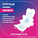 Absorvente Intimus Noturno Discreto Cobertura Suave com Abas com 28 unidades
