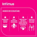 Absorvente Intimus Noturno Discreto Cobertura Suave com Abas com 28 unidades