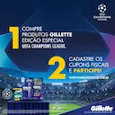 Refil de Carga para Aparelho de Barbear Gillette Mach 3 com 4 unidades
