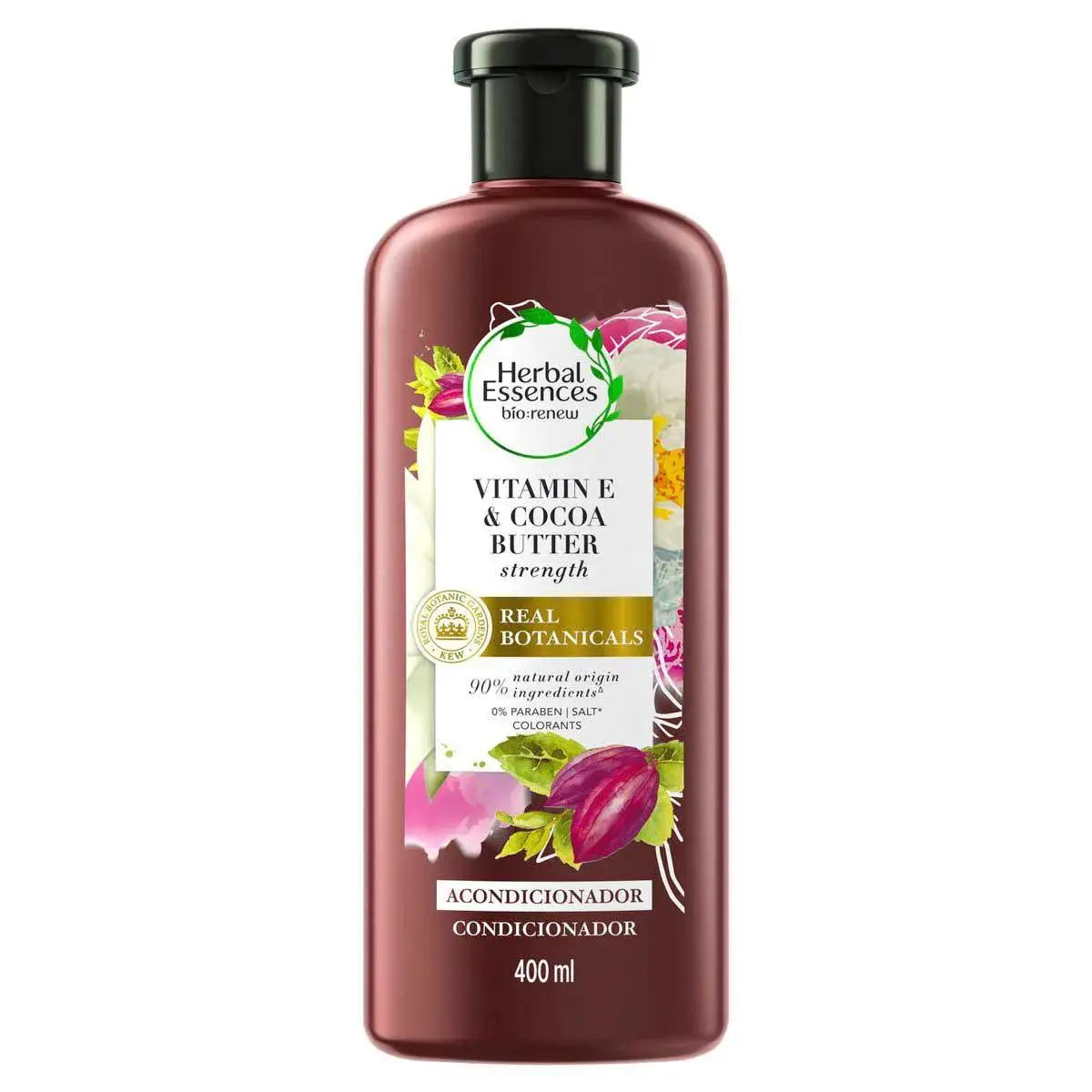 Condicionador Herbal Essences Bio:Renew Vitamina E e Manteiga de Cacau com 400ml