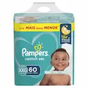 Fralda Pampers Confort Sec XXG - 60 Unidades