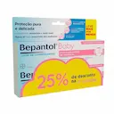 Kit Creme Contra Assadura Bepantol Baby com 2 unidades de 120g cada