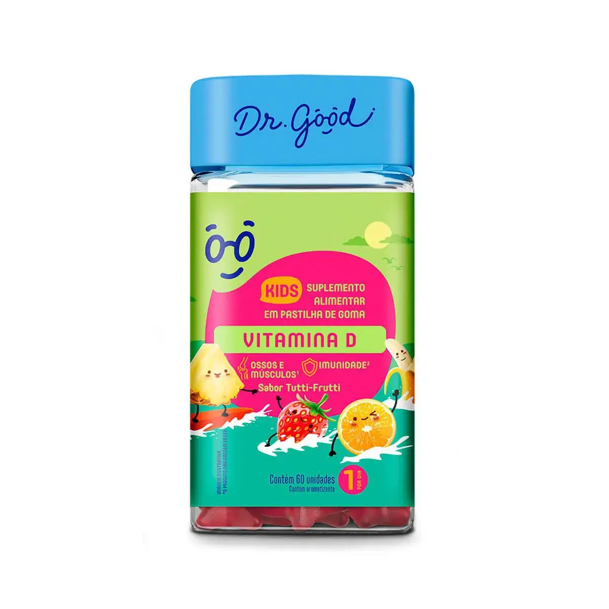 Suplemento Alimentar Dr. Good Vitamina D Kids com 60 Unidades