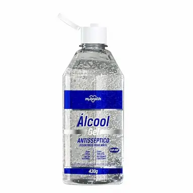 Álcool em Gel Antisséptico 70% My Health Com Glicerina com 430g