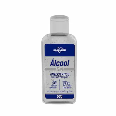 Álcool Gel 70% Antisséptico My Health com Glicerina com 50g