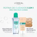Água Micelar L'Oréal Paris Efeito Matte com 100ml