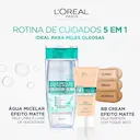 Água Micelar L'Oréal Paris Efeito Matte Solução de Limpeza Facial 200ml